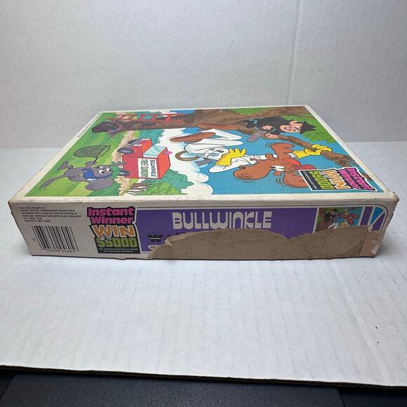 Vintage 1981 bullwinkle 100-piece large jigsaw puzzle - Picture 5 of 7